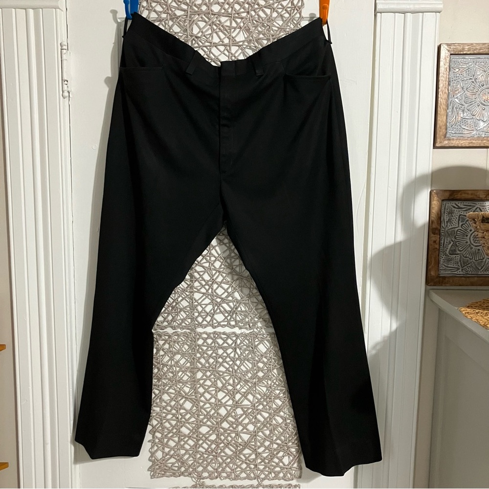 Men’s Double Knit Haggar Slacks Black 40” by 29”